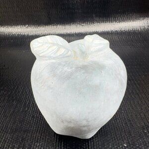 1997 Isabel Bloom Apple Paperweight Figurine‎ Decor Hand Made Artist Signed VTG